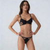 Komplet buduarowy Noir Illusion – Cut-Out Mesh Set