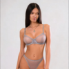 Komplet buduarowy Silver Mist – Polka Dot Tulle Set