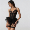 Komplet bielizny gorsetowej Midnight Swan – Lace Corset & Tutu Set