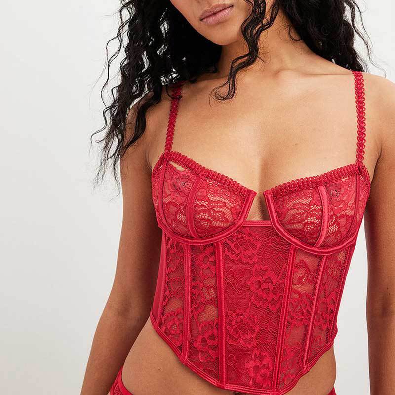 Komplet buduarowy Ruby Muse – Lace Corset Ensemble 47796c8647f4c5bab2fce09f0ae14115