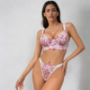 Zmysłowy zestaw florystyczny Rosy Dream – Sheer Longline Set