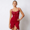 Halka buduarowa Ruby Passion – Corset-Style Nightdress