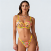 Komplet buduarowy Saffron Meadow – Vibrant Floral Ensemble