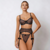 Komplet buduarowy Polka Dot Reverie – Retro Chic Set