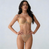 Komplet buduarowy Golden Nude – Minimalist Mesh Ensemble