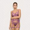 Komplet bielizny 3-częściowy Spring Amethyst – Pink