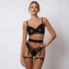 Komplet buduarowy Onyx Command – Strappy Harness Ensemble